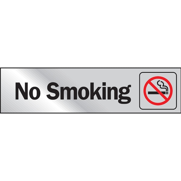 Hy-Ko 2X8 No Smoking Sign 2" x 8", 10PK A00472 - main